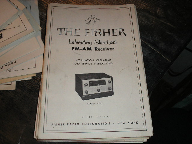80-T Tuner Owners Service Manual  Fisher 