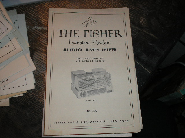 90-A Amplifier Installation Operating and Service Instruction Manual 