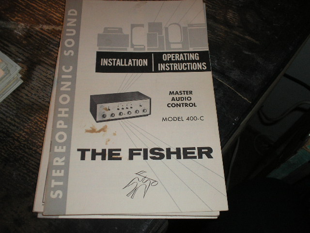 400-C Master Control Amplifier Installation Operating and Instruction Manual..