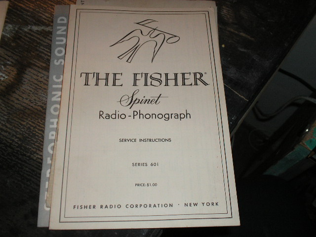 SERIES 601 Spinet Radio-Phonograph Service Instruction Manual..