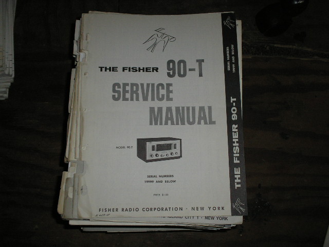 90-T Tuner Service Manual Serial Number 19999 and below  Fisher 