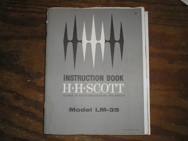 LM-35 Multiplex Adaptor Assembly Manual