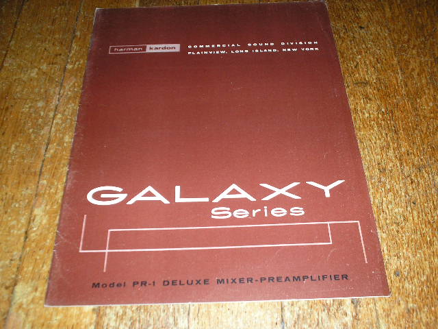 PR-1 Mixer Pre Amplifier Service Manual