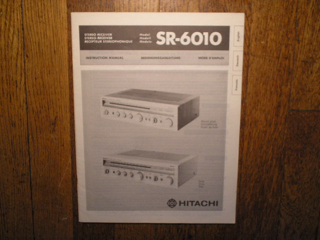 SR-6010 Receiver Owners Manual