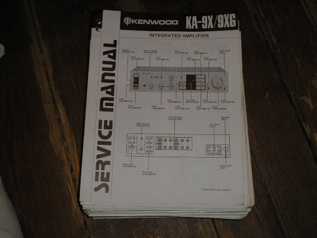 KA-9XG KA-9X Amplifier Service Manual