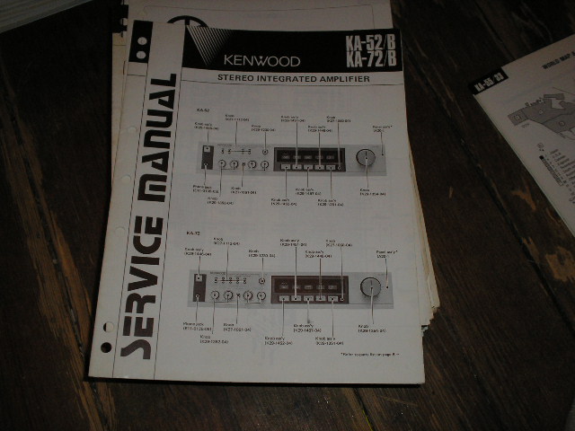 KA-72B KA-52A KA-72 KA-52B Amplifier Service Manual