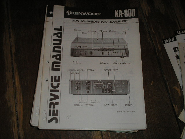 KA-800 Amplifier Service Manual
B51-0755...880