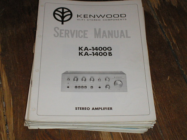 KA-1400B KA-1400G 
Amplifier Service Manual