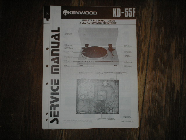 KD-55F Direct Drive Turntable Service Manual