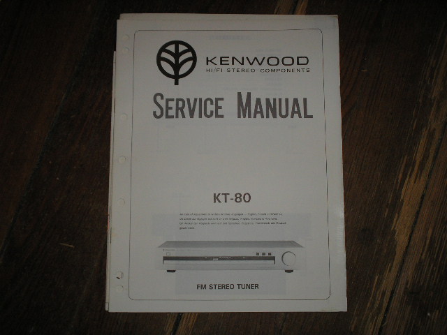 KT-80 Tuner Service Manual  Kenwood