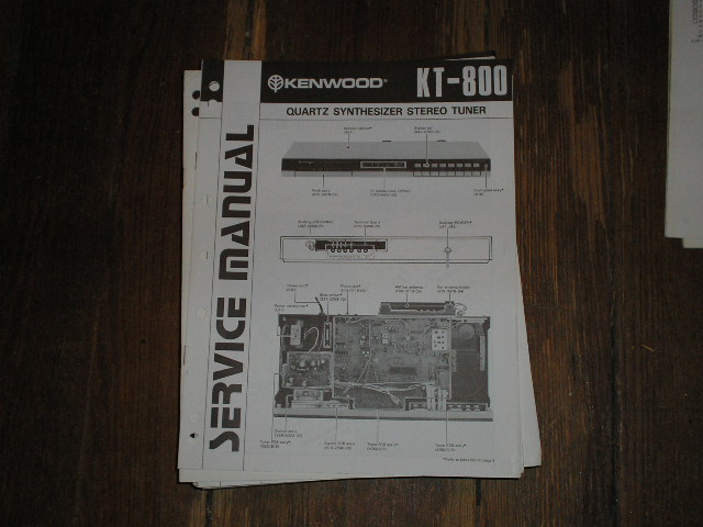 KT-800 Tuner Service Manual  Kenwood