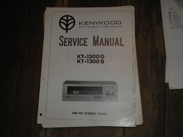 KT-1300G K-1300G Tuner Service Manual  Kenwood