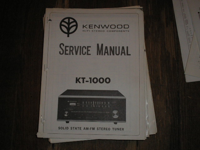KT-2000 Tuner Service Manual  Kenwood