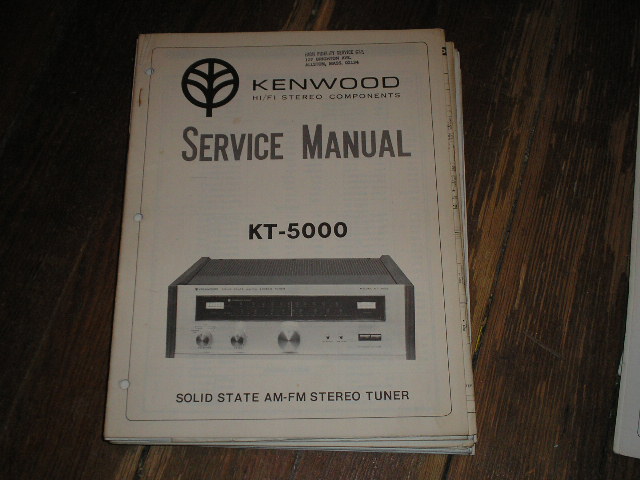 KT-5000 Tuner Service Manual  Kenwood