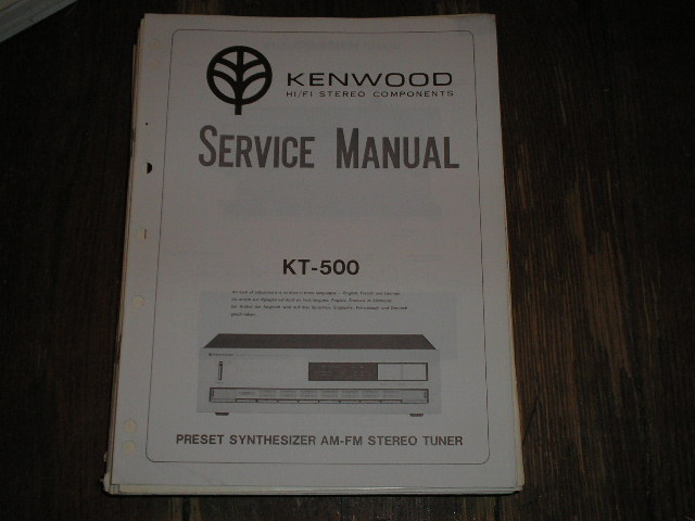 KT-500 Tuner Service Manual  Kenwood