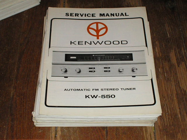 KW-550 Tuner Service Manual  Kenwood