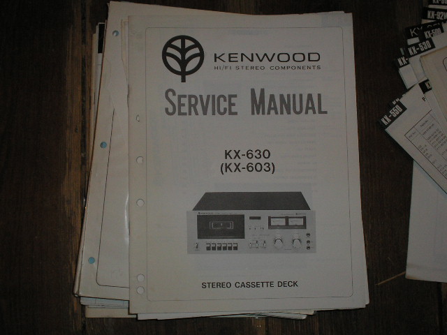 KX-603 KX-630 Cassette Deck Service Manual