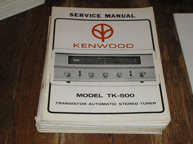 TK-500 Tuner Service Manual  Kenwood