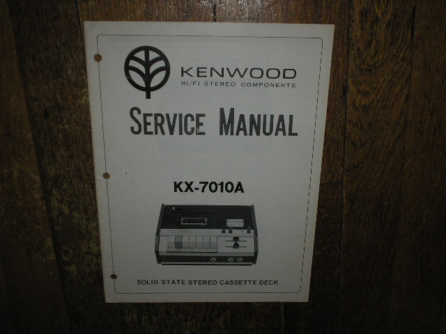 KX-7010A Cassette Deck Service Manual