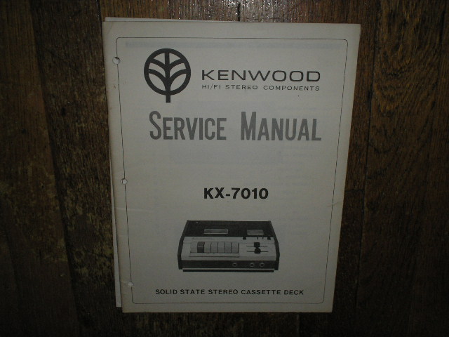 KX-7010 Cassette Deck Service Manual