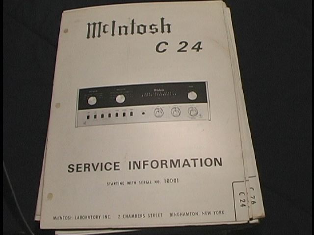 C 24 Pre-Amplifier Service Manual Starting with Serial No 10D01