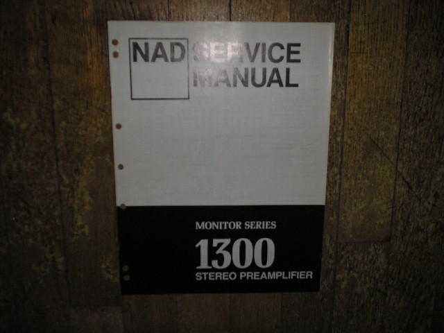 1300 Pre-Amplifier Service Manual  NAD