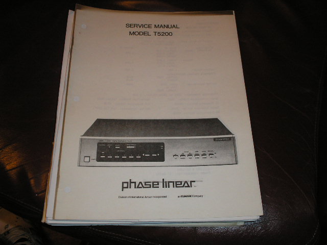 T5200 Tuner Service Manual  Phase Linear