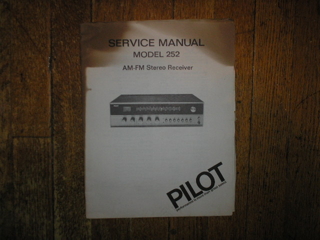 252 Receiver Service Manual with parts lists and schematics