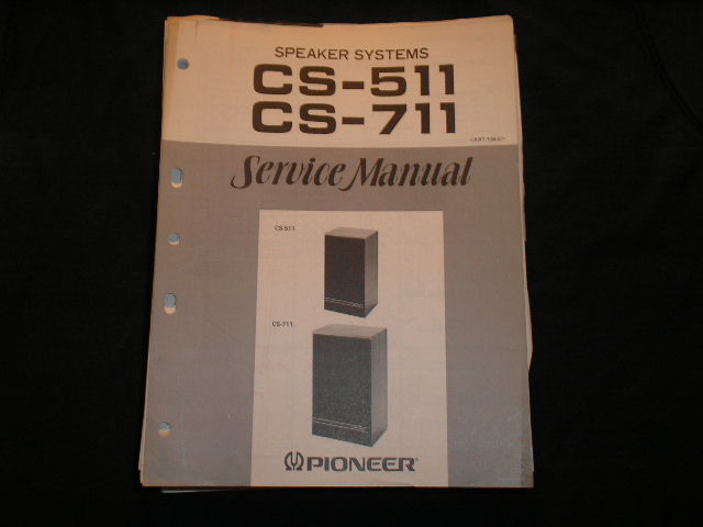 CS-511 CS-711 Speaker Service Manual  Pioneer