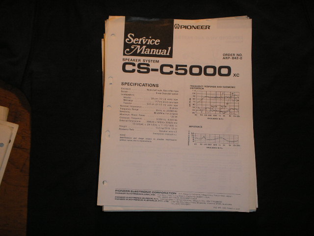 CS-C5000 Speaker Service Manual  Pioneer