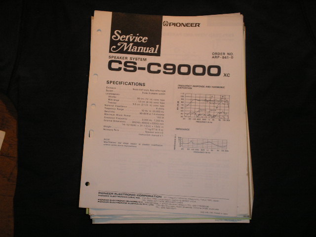 CS-C9000 Speaker Service Manual  Pioneer