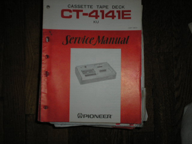 CT-4141E Cassette Deck   Service Manual     ART-169