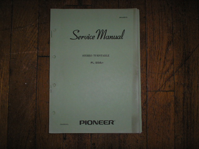 PL-50A P Turntable Service Manual  Pioneer