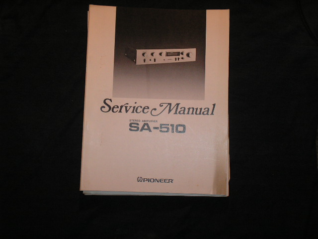 SA-510 Amplifier Service Manual