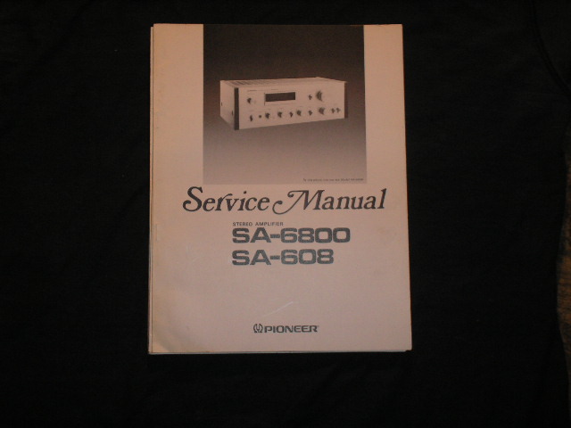 SA-6800 SA-608 Amplifier Service Manual