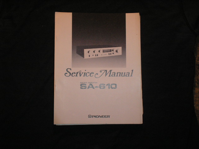 SA-610 Amplifier Service Manual