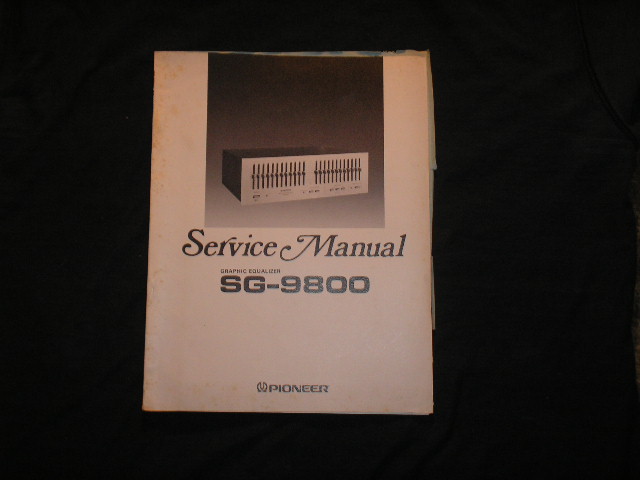SG-9800 Graphic Equalizer Service Manual