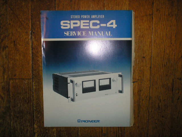 SPEC-4 Power Amplifier Service Manual