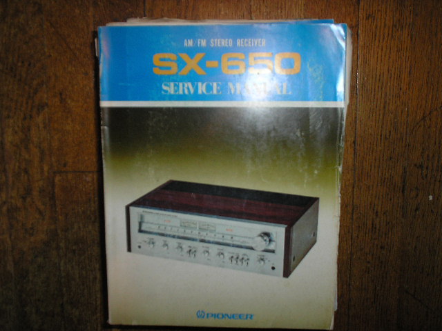 SX-650 HG KU KC Stereo Receiver Service Manual  Pioneer