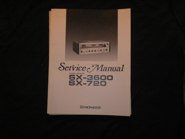 SX-720 SX-3600 Receiver Service Manual