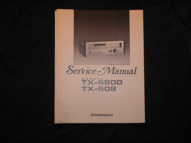 TX-6800 TX-608 Tuner Service Manual  Pioneer