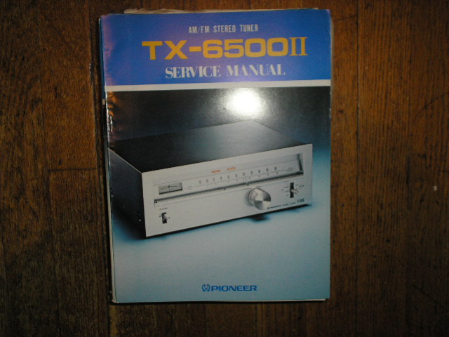 TX-6500 II KU KC S HG Tuner Service Manual  Pioneer