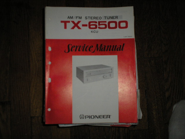 TX-6500 AM/FM Tuner Service Manual  Pioneer