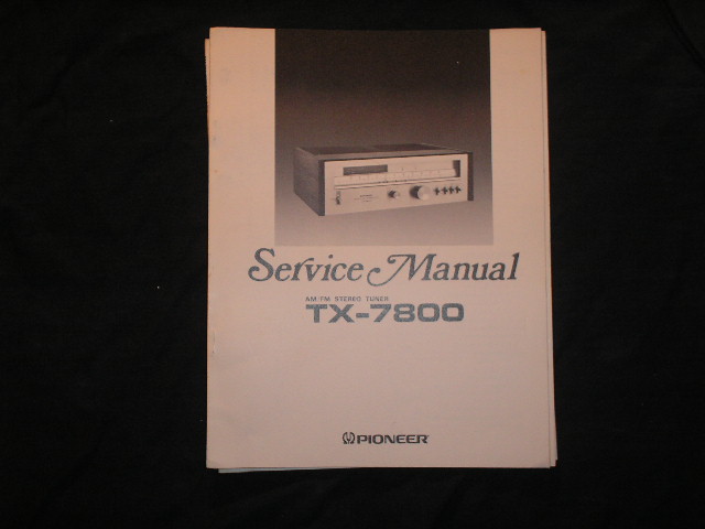 TX-7800 Tuner Service Manual  Pioneer