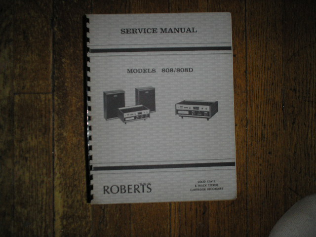 808 808D 8-Track Stereo Service Manual