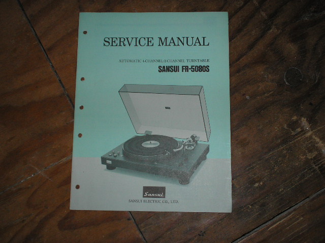 FR-5080S Turntable Service Manual