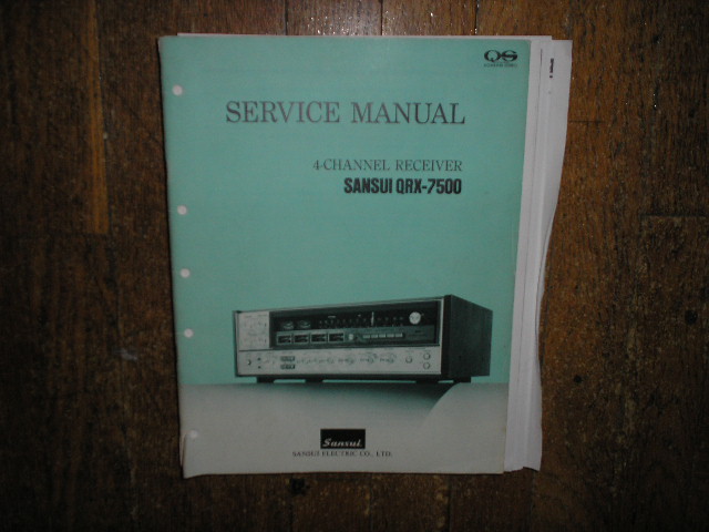 QRX-7500 Receiver Service Manual