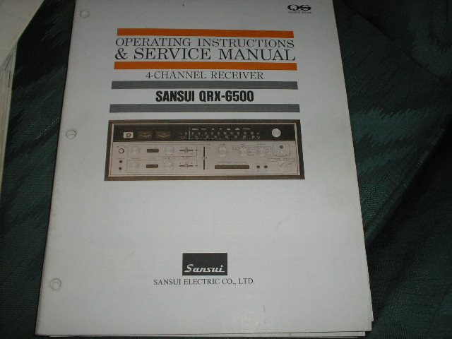 QRX-6500 Receiver Operating Instruction Service Manual
