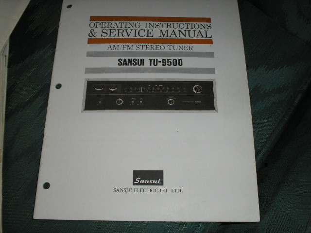 TU-9500 Tuner Service Manual  Sansui 