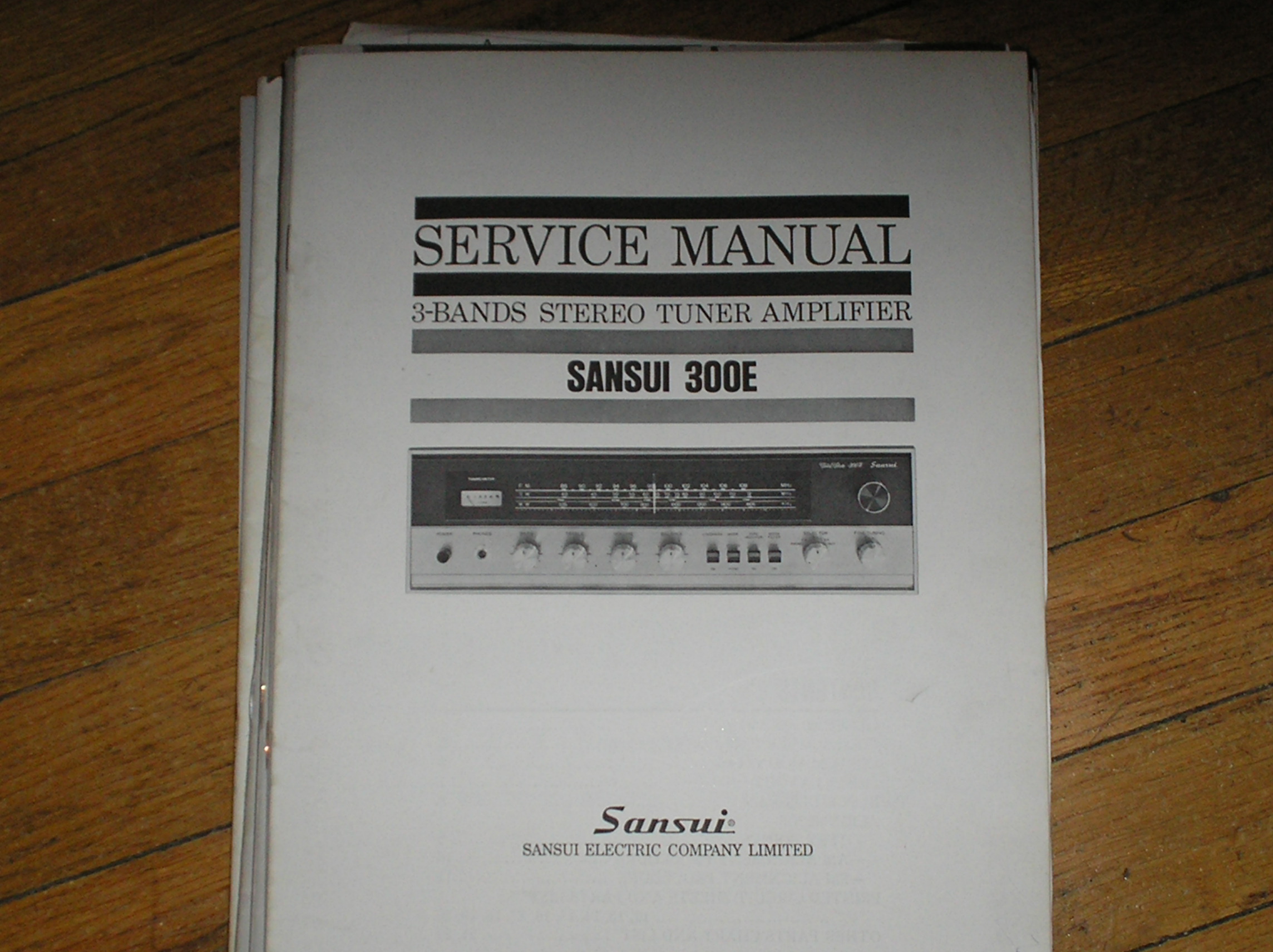 300E Tuner Amplifier Service Manual.. No Large schematic.